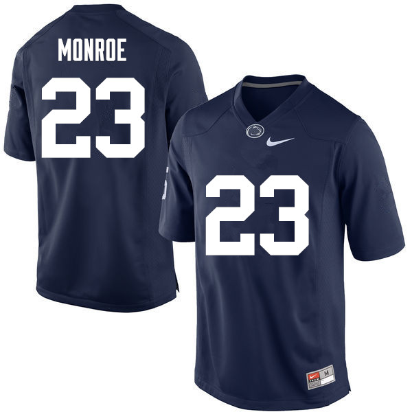 NCAA Nike Men's Penn State Nittany Lions Ayron Monroe #23 College Football Authentic Navy Stitched Jersey LCR6298OX